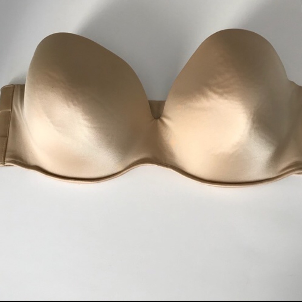 Cacique 42DDD Beige Strapless Bra